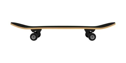 Gordijnen Skateboard Skateboard on a white background  © Tatyana