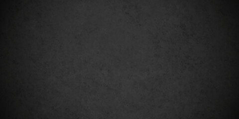 Dark black grunge textured concrete background. Panorama dark grey black slate background or texture. Vector black concrete texture. Stone wall background.