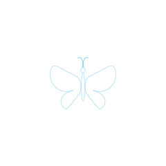 BUTTERFLY LOGO ILUSTRATION VECTOR