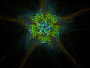 Imaginatory fractal abstract background Image