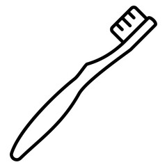 Toothbrush Line Icon