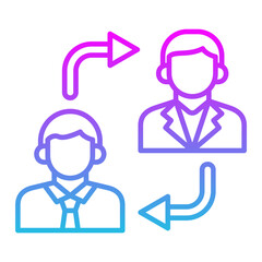 Change Line Gradient Icon