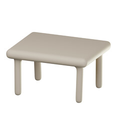 3D Table Illustration