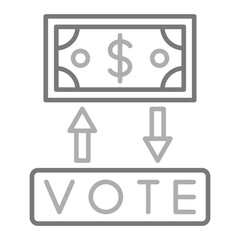 Corruption Greyscale Line Icon