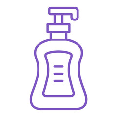 Shampoo Bottle Multicolor Line Icon