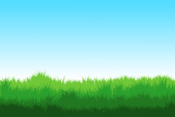 Fototapeta na wymiar grassland background vector. grass field