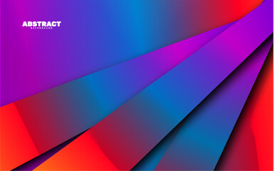 Abstract geometric overlap layer gradient color background