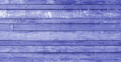Naklejka premium Wall of vintage boards covered with faded paint. Decorative wooden background shabby chic.