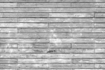 Fototapeta premium Wall of vintage boards covered with faded paint. Decorative wooden background shabby chic.