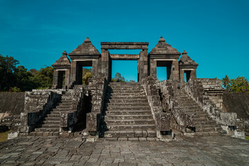 Ratu Boko Temple, an ancient site in the form of a building made of rock which was a complex of the king's palace building in the 8th century