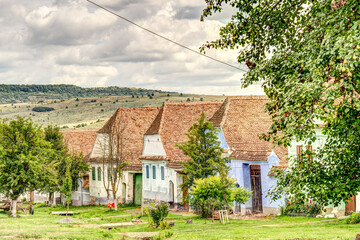 Fototapeta na wymiar Viscri Saxon Village, Romania