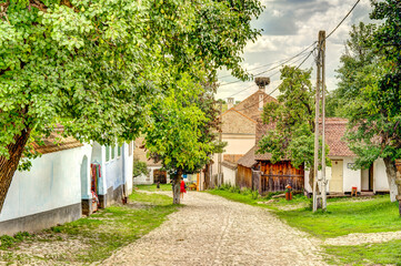 Fototapeta na wymiar Viscri Saxon Village, Romania