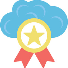 Cloud Certification Vector Icon
