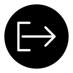 right arrow glyph icon