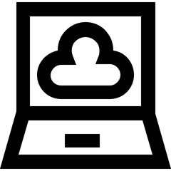 Cloud Drive Vector Icon