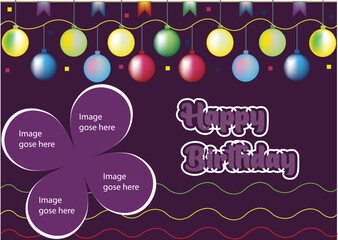 happy new year card and Birthday Card Background 