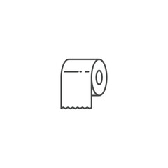 toilet paper icon, vector illustration eps 10