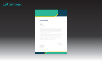 vector letterhead design for best use