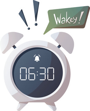 Alarm clock illustration