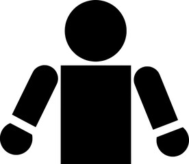 illustration of a person with a sign