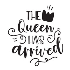 Queen  Hand lettering illustration for your design