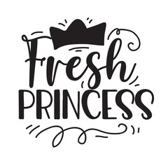 Princess   Hand lettering illustration for your design