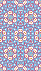 Abstract geometric pattern. A seamless background, vintage texture