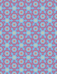 Abstract geometric pattern. A seamless background, vintage texture