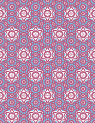 Abstract geometric pattern. A seamless background, vintage texture