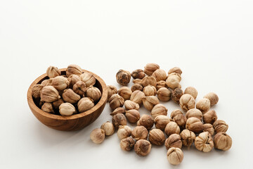 Best cardamom, Siam Cardamom or Kapulaga isolated on white background. Dried seeds, dried herb spice.
