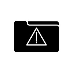 warning glyph icon