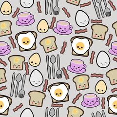 seamless pattern with kitchen utensils