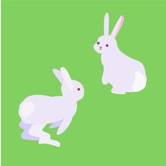 Rabbits Pastel Canada