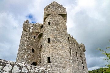 Fototapeta na wymiar Beautiful Monea Castle by Enniskillen, County Fermanagh, Northern Ireland