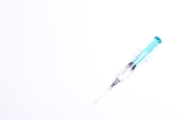 Fototapeta premium syringe on white