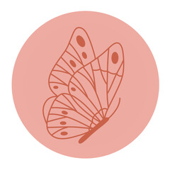 Boho Butterfly Illustration