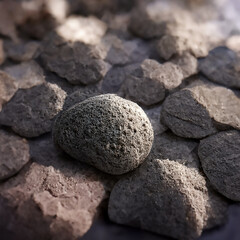 Fototapeta na wymiar little stones on the beach