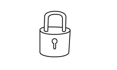 lock and key vector