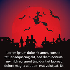 halloween background. suitable for greeting when celebrating Halloween events.	
