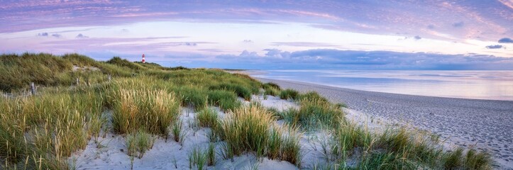 Dune beach on the island of Sylt, Schleswig-Holstein, Germany