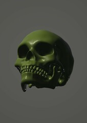 skull on black