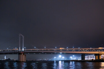 Fototapeta premium 大黒大橋 夜景