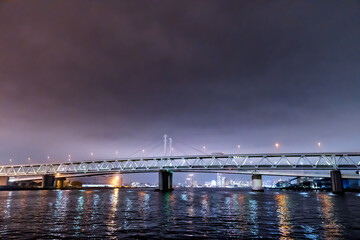 Fototapeta premium 大黒大橋 夜景
