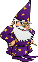 Wizard Cartoon Character