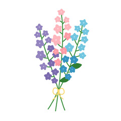 Colorful Flower Bouquet Illustration