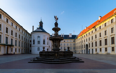 Obraz premium The Prague Castle view in Prague City