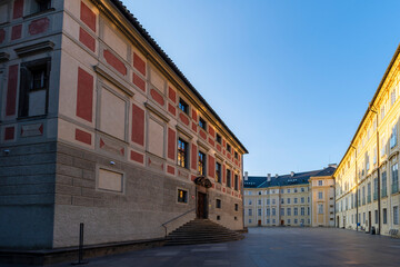 The Prague Castle view in Prague City