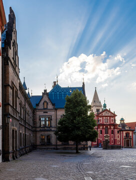 The Prague Castle view in Prague City