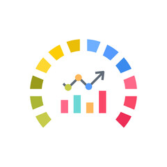 Performance icon in vector. Logotype