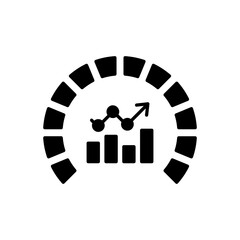 Performance icon in vector. Logotype